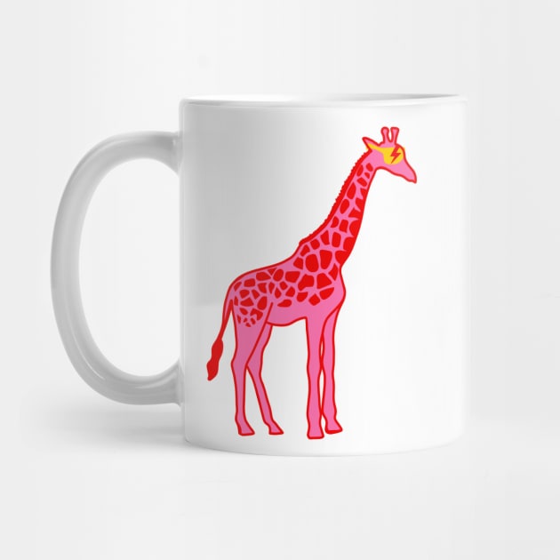 preppy pink giraffe by gdm123